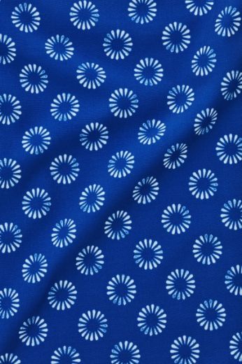 Picture of Bizcare Ladies Daisy Print Shirt Short Sleeve